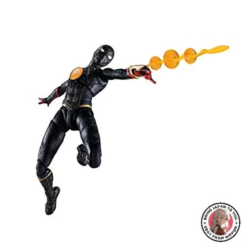 NUEVO TAMASHII NATIONS SHFiguarts Spider-Man [traje negro y dorado] Spider-Man: No Foto 1 de 1