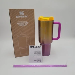 Stanley X Starbucks 40oz Tumbler Summer Sunset Gradient Purple/Orange - Picture 1 of 12