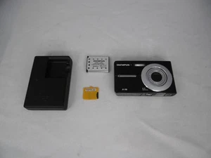OLYMPUS X-15 8.0MP Black Compact Digital Camera Tested Fully Working - Picture 1 of 4