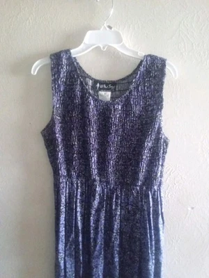 De colección, All That Jazz, Maxi Vestido, Púrpura Floral Elástico Corpiño Falda Completa... Foto 1 de 4