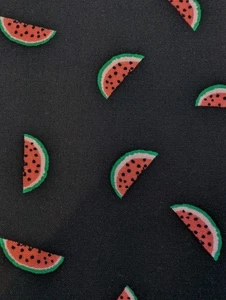 Wassermelone fließender leichter Viskosestoff für Schneiderei 1,4m breit je 50cm - Bild 1 von 8