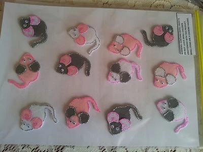 FELT BOARD/FLANNEL STORY RHYME TEACHER RESOURCE - 12 CHEECKY MICE - image 1 of 2