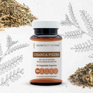 Secrets Of The Tribe Chanca Piedra Capsules, 400 mg - Picture 1 of 19