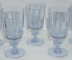 Franciscan Flambeau Twilight Blue / Purple (3) Wine Glasses, 5 5/8" (G5) - Picture 1 of 8