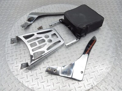 2007 07-10 Yamaha XVS1300A VSTAR 1300 Rear Passenger Back Rest Sissy Bar Cushion - Image 1 of 4