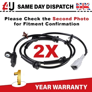 2X REAR LEFT & RIGHT ABS SPEED SENSOR FOR NISSAN X-TRAIL RENAULT KOLEOS  (T31) - Picture 1 of 9