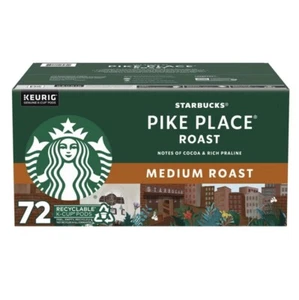 Tazas K asadas Starbucks Pike Place para Keurig, 1 unidad (paquete de 72) estilo de vida... - Imagen 1 de 6