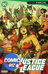 JUSTICE LEAGUE ANNUAL #1 (2022) 1ST PRINTING BAGGED & BOARDED MAIN COVER DC - Picture 1 of 1