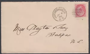 Guysborough, Nova Scotia 1900 CDS cancel on cover to Halifax - Picture 1 of 2