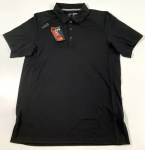 5.11 TACTICAL SMALL MENS PARAMOUNT SHORT SLEEVE POLO SHIRT 41221 BLACK - Picture 1 of 2