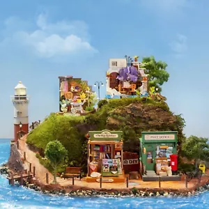 Rolife 4Kits 3D Wooden DIY Mini Dollhouse Colors Home Decor Adults Birthday Gift - Picture 1 of 33