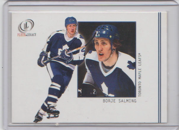 2001-02 Fleer Legacy #33 Borje Salming Toronto Maple Leafs - Image 1 of 1