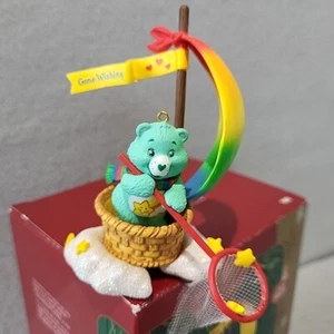 Care Bears Carlton Cards Christmas Heirloom Ornament Gone Wishing #108 2006 Box - Picture 1 of 10