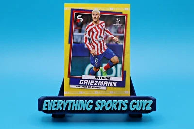 2022-23 Topps UEFA Club Competitions Superstars - #63 Antoine Griezmann Yellow - Image 1 of 2