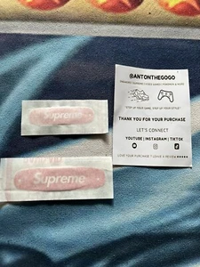 Supreme Band Aid ***1 Single Band Aid*** 1x Small OR 1x Large Authentic BOX LOGO - Picture 1 of 2