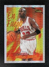 1996-97 Topps Season's Best En Fuego Michael Jordan #1 HOF