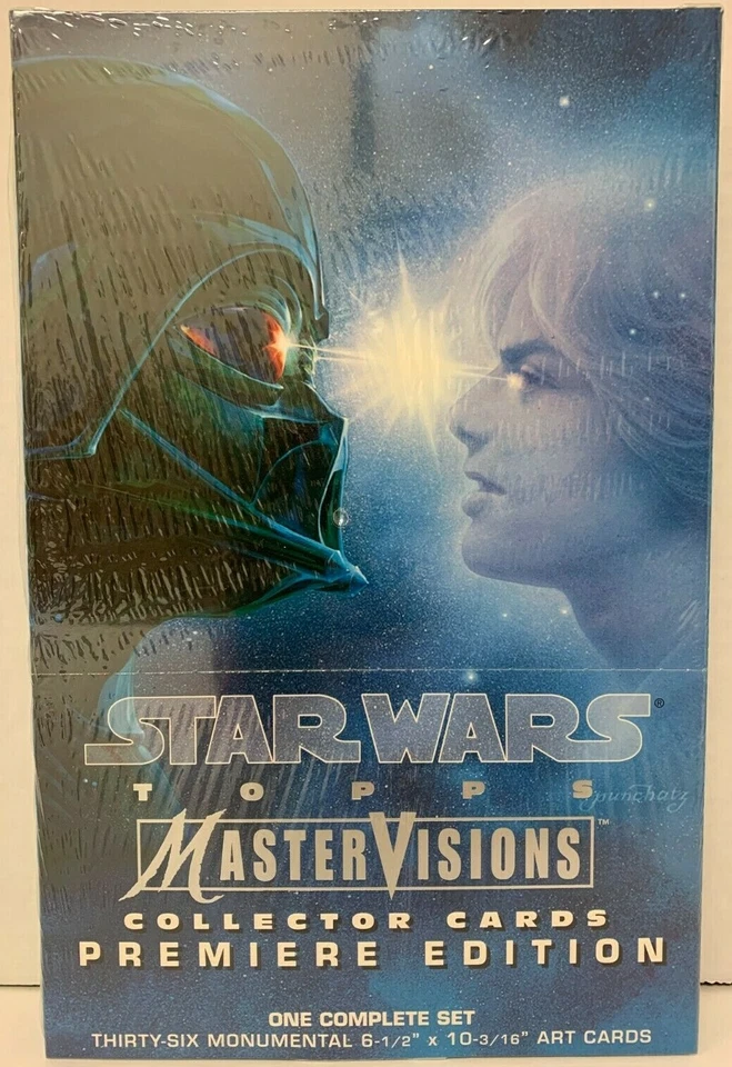 Star Wars Topps Master Visions Complete Set 36 Collector Art Cards 1995