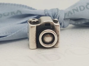 Authentic Pandora Camera Photography Charm Sterling Silver Bead 790961 - retired - Picture 1 of 2