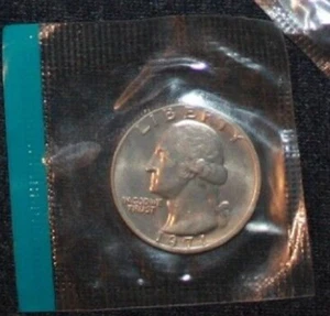 Stempelglanz 1971-P Washington Quarter Mint Cello 25C - Bild 1 von 1