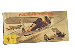 KIT MODELO AVIÓN HELLER POLIKARPOV I-153 ORIGINAL COMPLETO ESCALA 1/72 L099 DE COLECCIÓN - Imagen 1 de 5