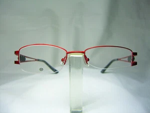 Shiseido eyeglasses Titanium half rim frames square oval women's vintage - Picture 1 of 9