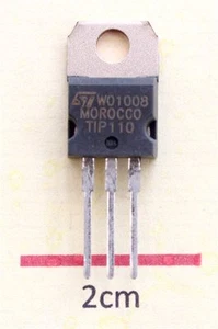 Motorola TIP110 NPN Epitaxial Darlington Transistor (Pk of 2) - Picture 1 of 1