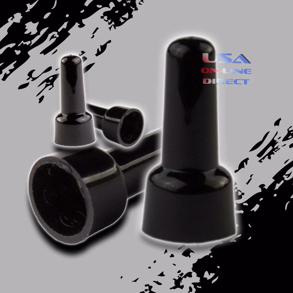 1000 PCS Xscorpion 16-14 AWG Gauge Black Closed End Crimp CAPS Wire UL Approved - Image 1 of 2