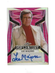 2023 Leaf Pop Century LEE MAJORS Autographed "6 Million Dollar Man" #7/7 - Picture 1 of 2