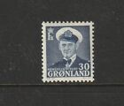 Greenland 1953 Blue 30 Ore Definitive - Sg 31 - M/M