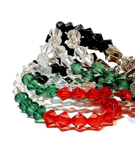 Islamischer Rosenkranz Perlen Farben Jordanische Flagge 33 Perlen Islam Beten Karte Jordanien Anhänger - Bild 1 von 4