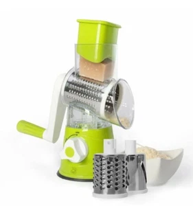 GRATTUGIA FORMAGGIO TAGLIA VERDURE MANUALE  MULTIFUNZIONE - Imagen 1 de 6