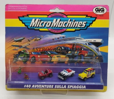 MICRO MACHINES 40 BEACH VINTAGE 1998 GALOOB GIG 75030 NEW IN SEALED BOX - Immagine 1 di 4