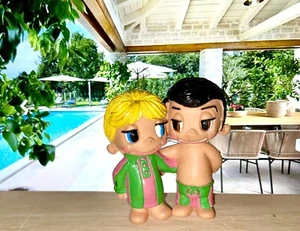 Liebe Ist ...Comic, Love is... 5,5 cm Lila/Grün ★ Absolute Rarität ★ Kim Casali - Bild 1 von 2