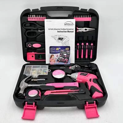 New Apollo 135 Piece Household Tool Kit 3.6V Tool Kit - Image 1 of 4