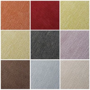 Athletico Velour Chenille Plain Soft Melange Heavy Curtain Upholstery Fabric - Picture 1 of 75