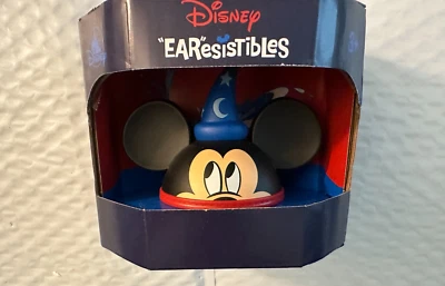 DISNEY "EAR"ESISTIBLES SORCERER'S APPRENTICE MICKEY EAR HAT FIGURE FANTASIA - Image 1 of 4
