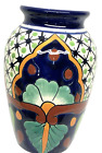 Vintage Talavera Hand Painted Vase, Mexico, Signed Garay, 7" Tall, used (C4)