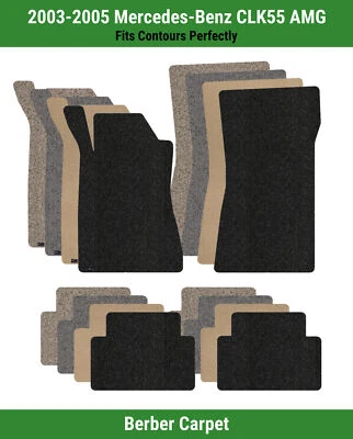 Alfombrillas Lloyd Berber fila delantera y trasera para Mercedes-Benz CLK55 AMG 2003-2005  Foto 1 de 4