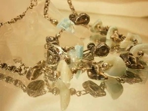 Gepflegtes Vintage 50er Jahre Perlmutt Silberfarben Demi Set WOW 916d - Bild 1 von 8