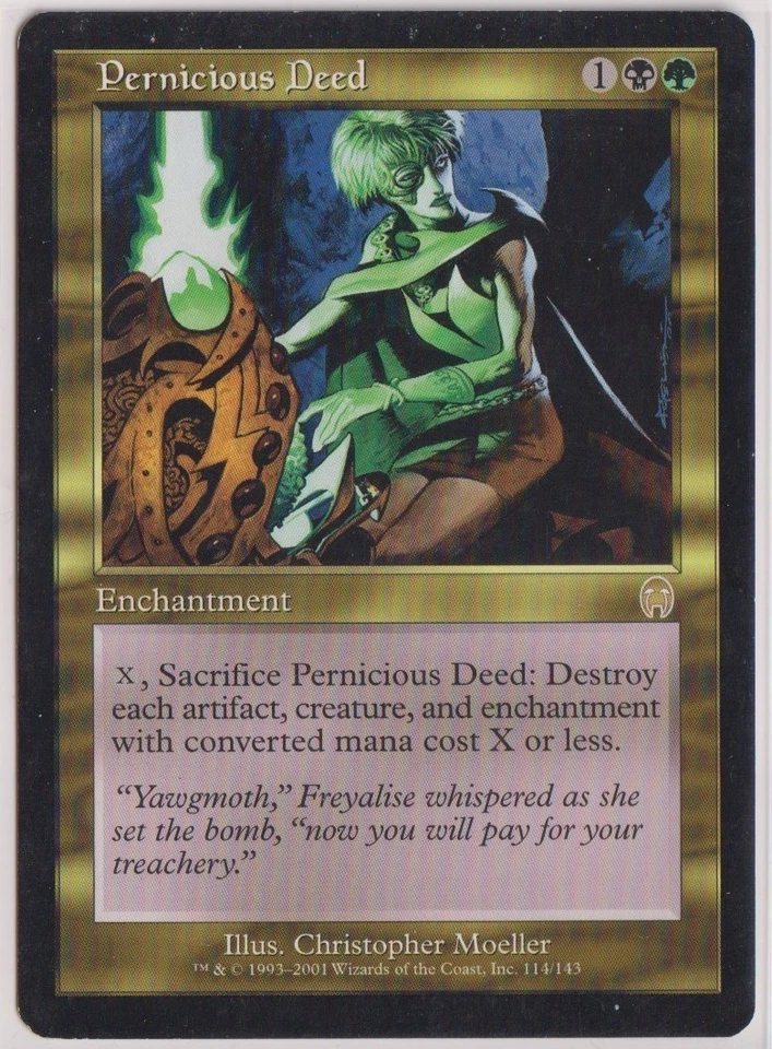 MTG Pernicious Deed Apocalypse Regular (MP) - Image 1 of 1