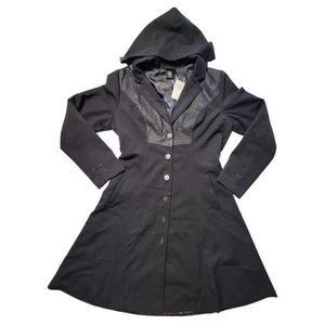 Trench coat con cappuccio Harry Potter Deathly Hallows taglia XL tema caldo cosplay nuovo con etichette - Foto 1 di 22