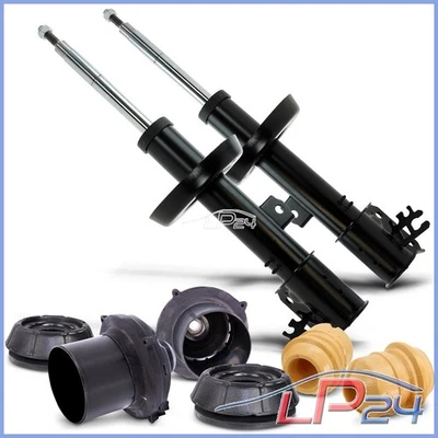 2x AMORTISSEUR À GAZ AVANT +COUPELLES +KIT DE PROTECTION POUR OPEL VECTRA B - Photo 1/4