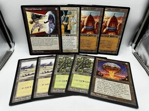 MTG 6X9 Harvest Season 1997#B Mirror Universe City of Brass Balance 9 Cards - Picture 1 of 11