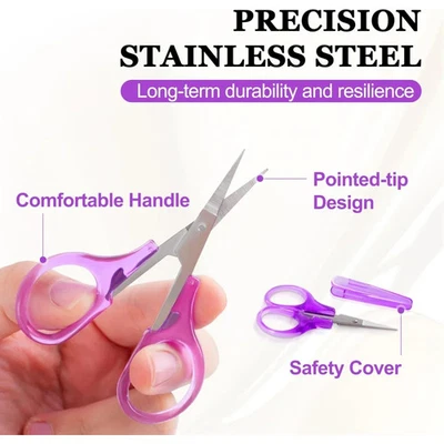 Mehrzweckschere Mini Bastelschere Detailschere scharf 3,5 Zoll Stahl - Bild 1 von 4