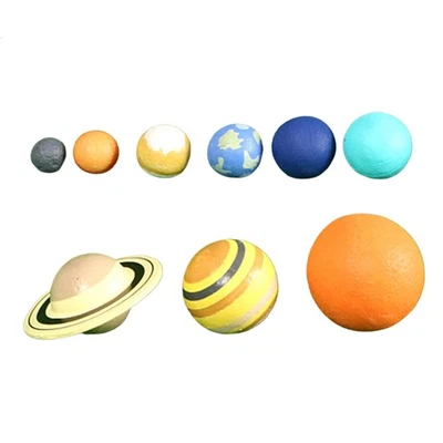 1 conjunto de bolas planetárias sistema solar brinquedo infantil astronomia ciência modelo brinquedo educativo - Imagem 1 de 4