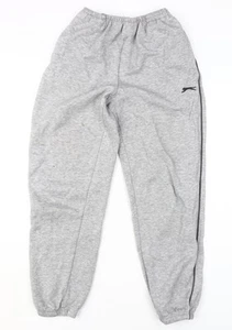 Slazenger Men's Grey Sweatpants S Casual Tapered - Picture 1 of 12