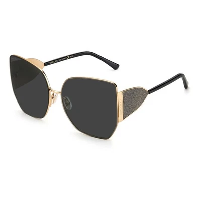 Jimmy Choo Sunglasses JC RIVER/S RHL IR 61mm Gold Black / Grey Lens - Image 1 of 4