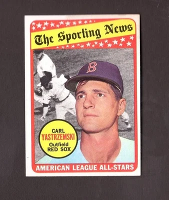 1969 Topps # 425 Carl Yastrzemski All-Star Boston Red Sox SHIPPING IS FREE - Image 1 of 2
