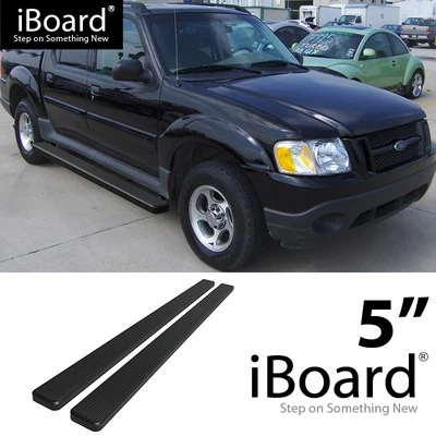 Running Board Side Step Nerf Bars 5in Black Fit Ford Explorer Sport Trac 01-06 - Image 1 of 4