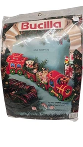 Bucilla HOLIDAY EXPRESS 4 Piece Table Decor 25" Christmas Train 61145 NEW! - Picture 1 of 5